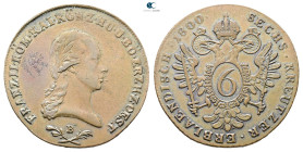 Austria. Franz II AD 1792-1806. 6 Kreuzer