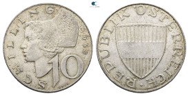 Austria. Wien (Vienna).  circa AD 1968. 10 Schilling AR