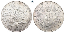 Austria. Wien (Vienna).  AD 1974. 50 Schilling AR