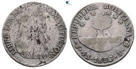 Bolivia.  AD 1830. 4 Soles AR