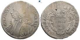 Croatia. Republic of Ragusa (Dubrovnik).  AD 1752. Tallero AR
