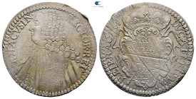 Croatia. Republic of Ragusa (Dubrovnik).  AD 1768. Tallero AR