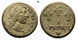 France. Louis XIV 'the Sun King' AD 1643-1715. Coin Weight AE