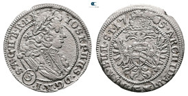 Germany. Joseph I AD 1705-1711. 3 Kreuzer AR 1705