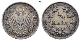 Germany. Berlin.  AD 1905. 1/2 Mark AR