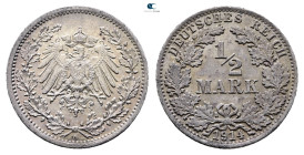 Germany. Berlin.  AD 1914. 1/2 Mark AR