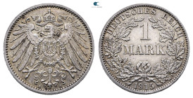 Germany. Berlin.  AD 1915. 1 Mark AR
