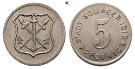 Germany. Solingen.  AD 1919. 5 Pfennig NI