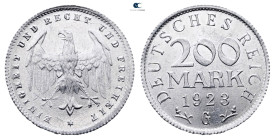 Germany. Karlsruhe.  AD 1923. 200 Mark AL