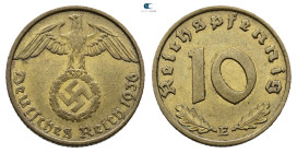 Germany. Dresden.  AD 1936. 10 Reichspfennig BR