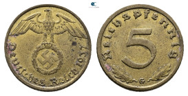 Germany. Karlsruhe.  AD 1937. 5 Reichspfennig BR