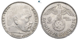 Germany. Berlin.  AD 1938. 2 Reichsmark AR