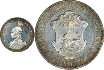 GERMAN EAST AFRICA. Rupie, 1890. Berlin Mint. Wilhelm II. PCGS PROOF-63.
KM-2; J-713. A lovely and SCARCE offering when encountered in Proof format, ...