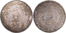 GERMANY. Brunswick-Luneburg: Brunswick. 2 Talers, "1666"-IPE (1672-75). Zellerfeld Mint. August "the Younger". PCGS MS-61.
Dav-LS87C; KM-482.2; Welte...