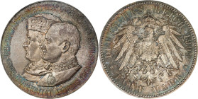 GERMANY. Saxony. 5 Mark, 1909. Muldenhutten Mint. Friedrich August III. PCGS MS-67.
Dav-906; KM-1269; J-139. Struck to commemorate the 500th annivers...