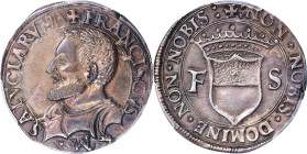 Exceptional Testone from the Penultimate Marquis of Saluzzo
ITALY. Saluzzo. Testone, ND (1529-37). Carmagnola Mint. Francesco Ludovico di Saluzzo. PC...