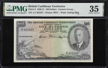 Iconic BCT $100 - The Finest Known
First Public Offering since 2009
BRITISH CARIBBEAN TERRITORIES. Currency Board of the British Caribbean Territori...