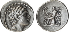 Greek
SELEUKID EMPIRE. Antiochos III 222-187 BC. AR Tetradrachm (29.8mm, 16.71 g). Antioch on the Orontes mint. Struck circa 204-197 BC.
Obv: Diadem...