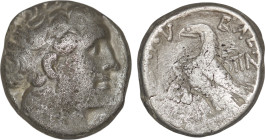 PTOLEMAIC KINGS of EGYPT. 
Kleopatra VII Thea Neotera. 51-30 BC. AR Tetradrachm (23mm, 13.63 g). Alexandreia mint. 
Obv: Diademed head of Ptolemy I ri...
