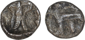 Samaria AR Obol. Circa 375-333 BC. (8 mm, 0.68 g)