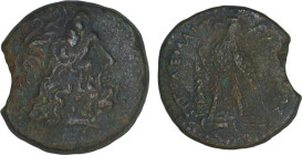 Ptolemaic Kingdom of Egypt. 
Ptolemy III Euergetes 246-222 BC. AE Obol (23.3 mm, 9.00 g), Tyre.
Obv. Laureate head of Zeus Ammon to right.
Rev. ΠΤΟΛΕΜ...
