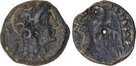 Ptolemaic Kingdom of Egypt. 
EGYPT - LAGID OR PTOLEMAIC KINGDOM - PTOLEMY VI PHILOMETOR
Trihemiobol ( 26mm, 14.24 g) c. 180-176 BC.  Alexandria, Egypt...