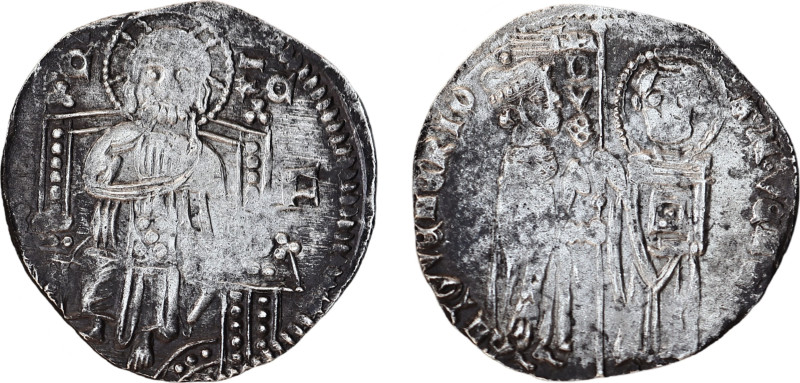 Antonio Venier doge LXII, 1382-1400. Grosso, AR (20 mm, 1.95 g). ANTO’•VENERIO –...