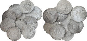Islamic Coins silver, Lot of 10 Coins,(42.58 g).