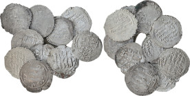 Islamic Coins silver, Lot of 10 Coins,(37.27 g).