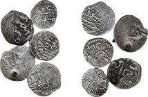 Islamic Coins silver, Lot of 5 Coins,(3.66 g).