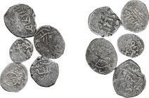 Islamic Coins silver, Lot of 5 Coins,(3.70 g).