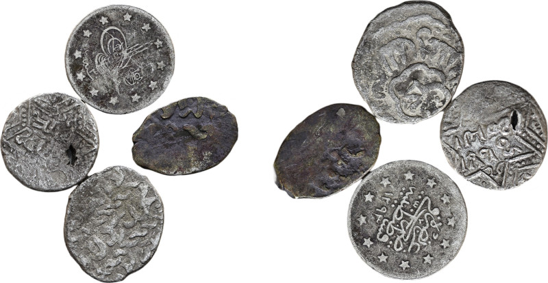 Islamic Coins silver, Lot of 4 Coins,(4.30 g).