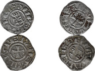 CRUSADERS, Latin Kingdom of Jerusalem.
Baldwin III. 1143-1163. BI Denier (1.63 g). ‘Smooth’ coinage, lettering series 5. Cross pattée / Tower of Davi...