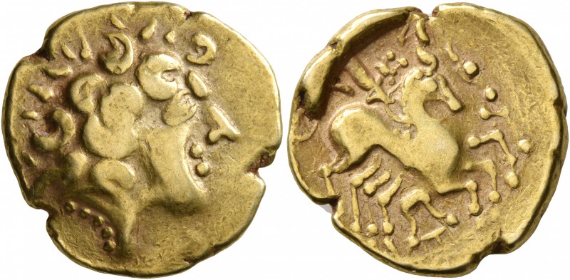 CELTIC, Northwest Gaul. Carnutes. 2nd to early 1st century BC. Stater (Electrum,...
