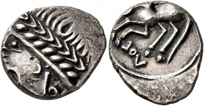 CELTIC, Southern Gaul. Allobroges. Cn. Pompeius Voluntilus, circa 70-61 BC. Quin...