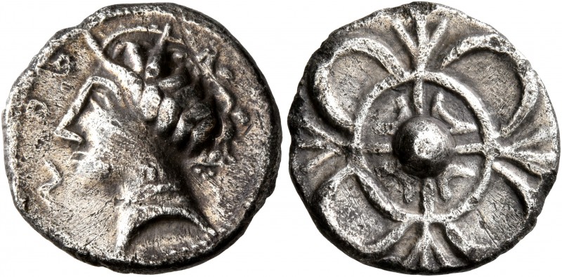 CELTIC, Southern Gaul. Uncertain tribe. Circa 2nd century BC. Drachm (Silver, 18...