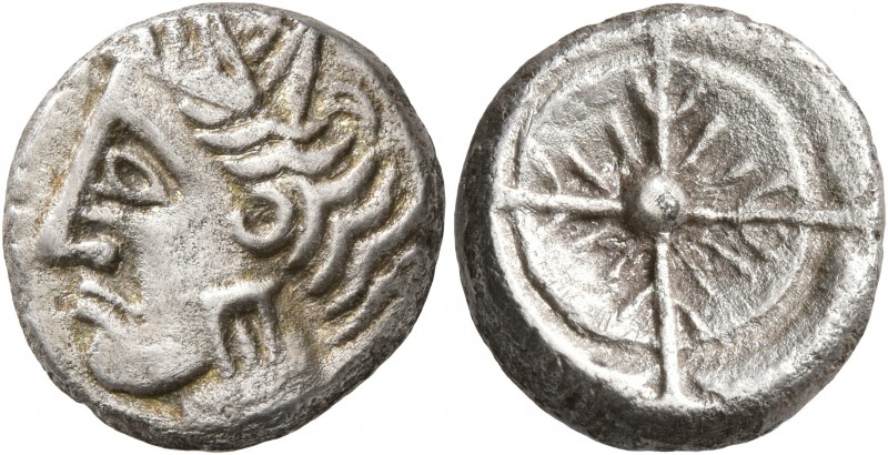 CELTIC, Southern Gaul. Uncertain tribe. Circa 2nd century BC. Drachm (Silver, 15...