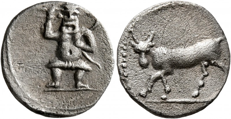 ISLANDS OFF SPAIN, Ebusus. 2nd century BC. Hemidrachm (Silver, 16 mm, 2.33 g, 1 ...