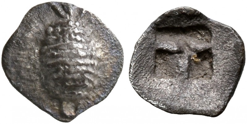 GAUL. Massalia. Circa 500-475 BC. Tetartemorion (Silver, 7 mm, 0.21 g), Milesian...