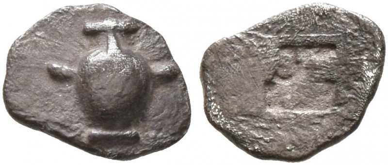 GAUL. Massalia. Circa 500-475 BC. Tetartemorion (Silver, 7 mm, 0.19 g), Milesian...