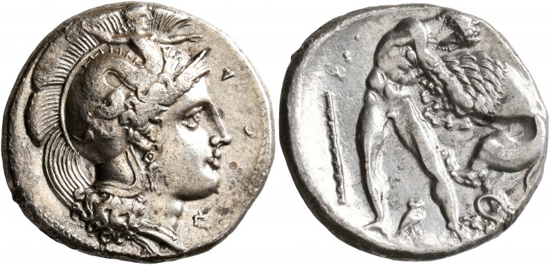 LUCANIA. Herakleia. Circa 390-340 BC. Didrachm or Nomos (Silver, 23 mm, 7.74 g, ...