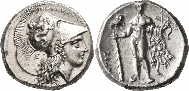 LUCANIA. Herakleia. Circa 281-278 BC. Didrachm or Nomos (Silver, 21 mm, 7.94 g, ...