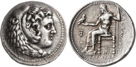 KINGS OF MACEDON. Alexander III ‘the Great’, 336-323 BC. Tetradrachm (Silver, 27 mm, 17.14 g, 5 h), Babylon, struck under Stamenes or Archon, 323. Hea...