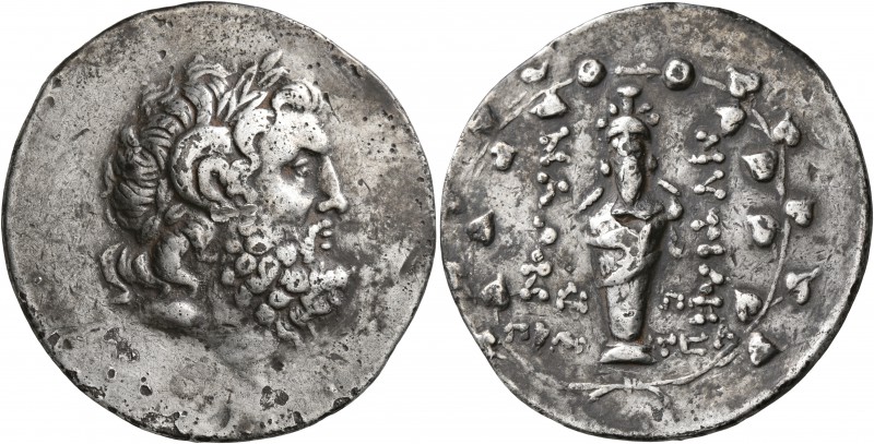 LESBOS. Mytilene. Circa 160s-150s BC. Tetradrachm (Silver, 35 mm, 16.32 g, 12 h)...