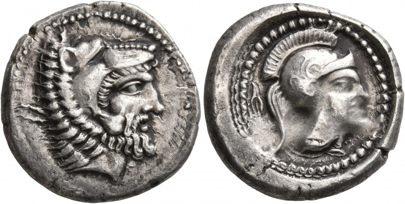 LYCIA. Telmessos. Circa 410-390/80 BC. Stater (Silver, 21 mm, 7.90 g, 9 h), time...