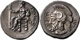 CILICIA. Tarsos. Pharnabazos, Persian military commander, 380-374/3 BC. Stater (Silver, 23 mm, 10.44 g, 7 h). &#67649;&#67663;&#67659;&#67669;&#67667;...