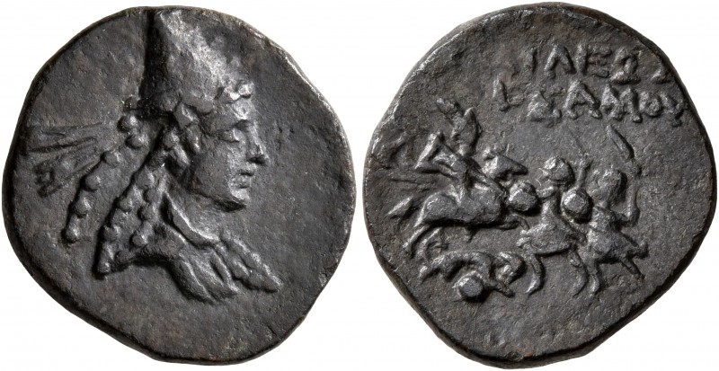 KINGS OF SOPHENE. Arsames, circa 255-225 BC. Dichalkon (Bronze, 19 mm, 3.81 g, 1...