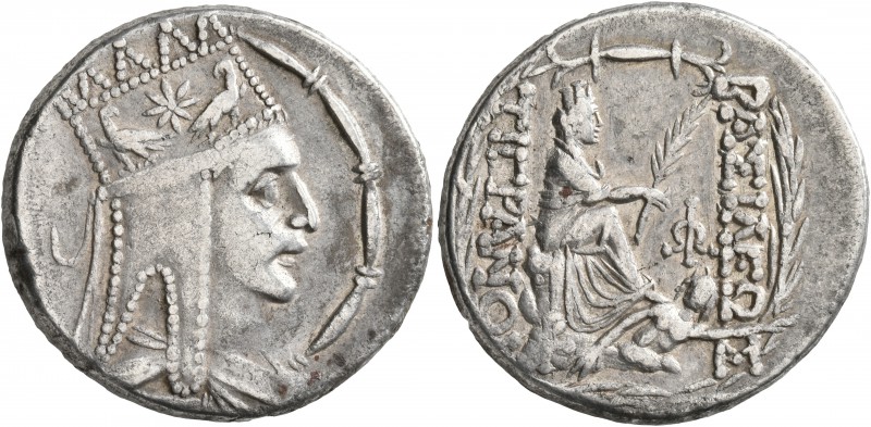 KINGS OF ARMENIA. Tigranes II ‘the Great’, 95-56 BC. Tetradrachm (Silver, 25 mm,...