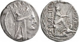 KINGS OF ARMENIA. Tigranes II ‘the Great’, 95-56 BC. Tetradrachm (Silver, 26 mm, 15.78 g, 1 h), Tigranokerta, circa 80-68. Draped bust of Tigranes II ...