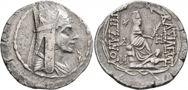 KINGS OF ARMENIA. Tigranes II ‘the Great’, 95-56 BC. Tetradrachm (Silver, 30 mm,...